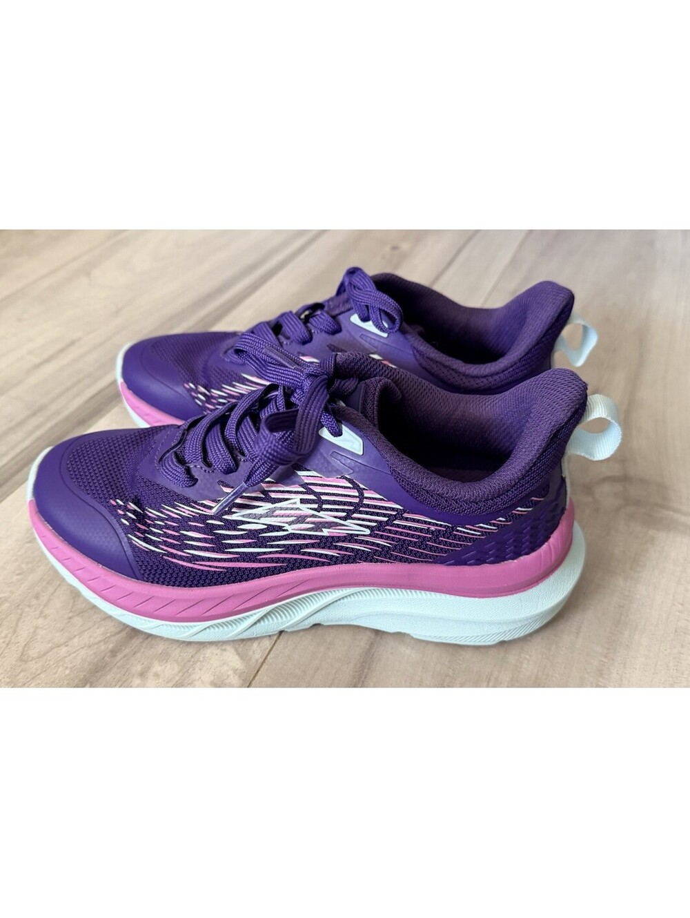 Asics Women’s Sz 8 Purple Pink Running Shoes Odor Control